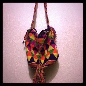 🌈 Colorful boho crossbody bag